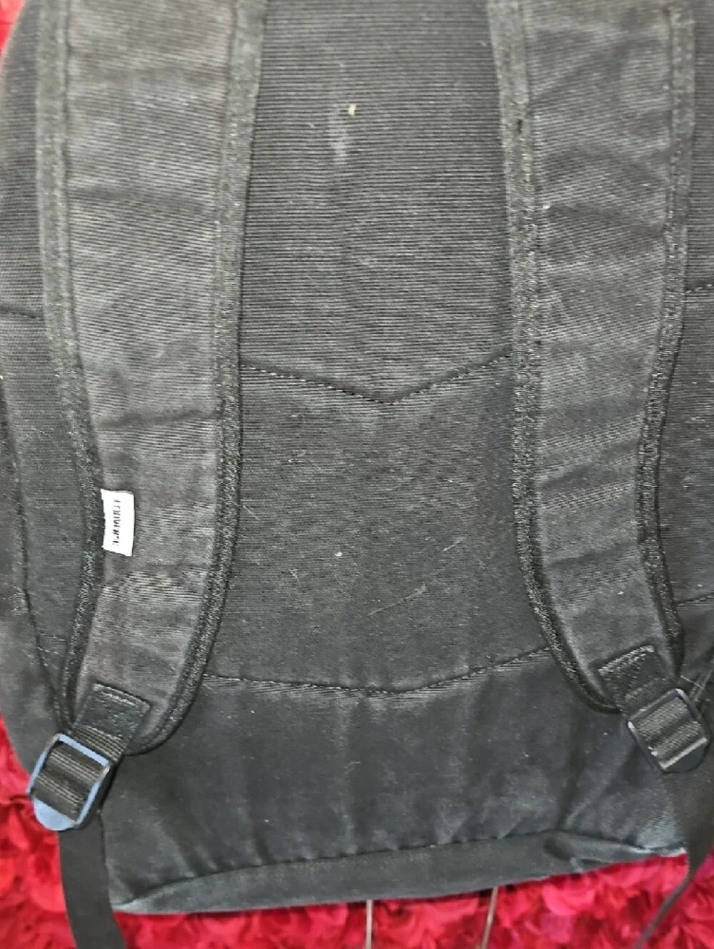 Converse Black Canvas Backpack with Front Zip Pocket